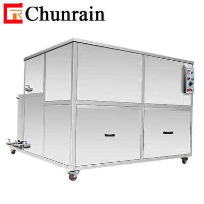 産業用超音波クリーナー フィルターシステム付き 輪輪,交換器 ローヤリング 洗面浴 1500L