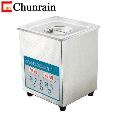 CR-010S 2L 60W プロデスクトップ デジタル Ultrasonic Cleaner with Heater and Degas and Semiwave for Dental Lab 歯科ラボ用
