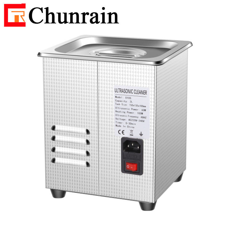 CR-010S 2L 60W プロデスクトップ デジタル Ultrasonic Cleaner with Heater and Degas and Semiwave for Dental Lab 歯科ラボ用