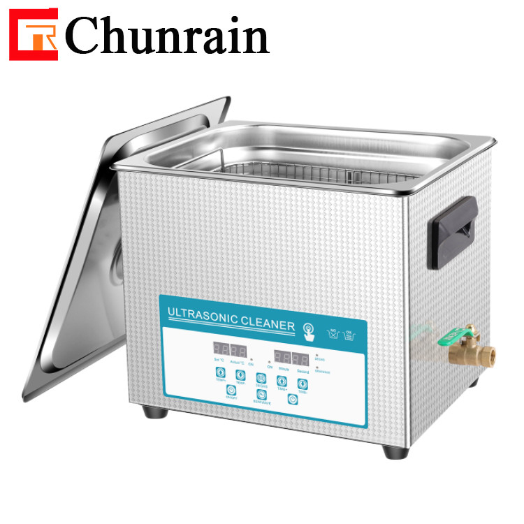 Chunrain超音波洗浄機 デガス半波洗浄ハードウェア部品 CR-040S 10L 240W超音波洗浄機