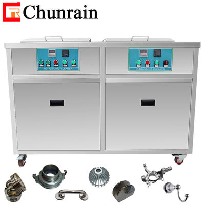 61L Two Chambers Filter Oil Skimmer Turbocharger Cylinder Pump Metal Parts Stainless Steel 40kHz Device Ultrasonic Cleaner