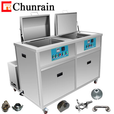 Electric Ultrasonic Cleaner Industrial Double Tank Filter System Digital Engine Cylinder Rinsing Ultrasonic Cleaning Technology CR-2024GH